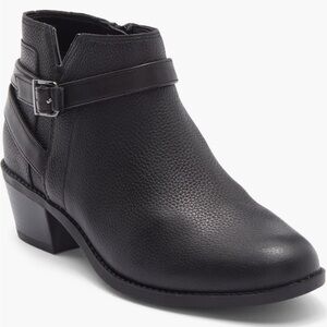 Vionic Farrah womens black ankle bootie